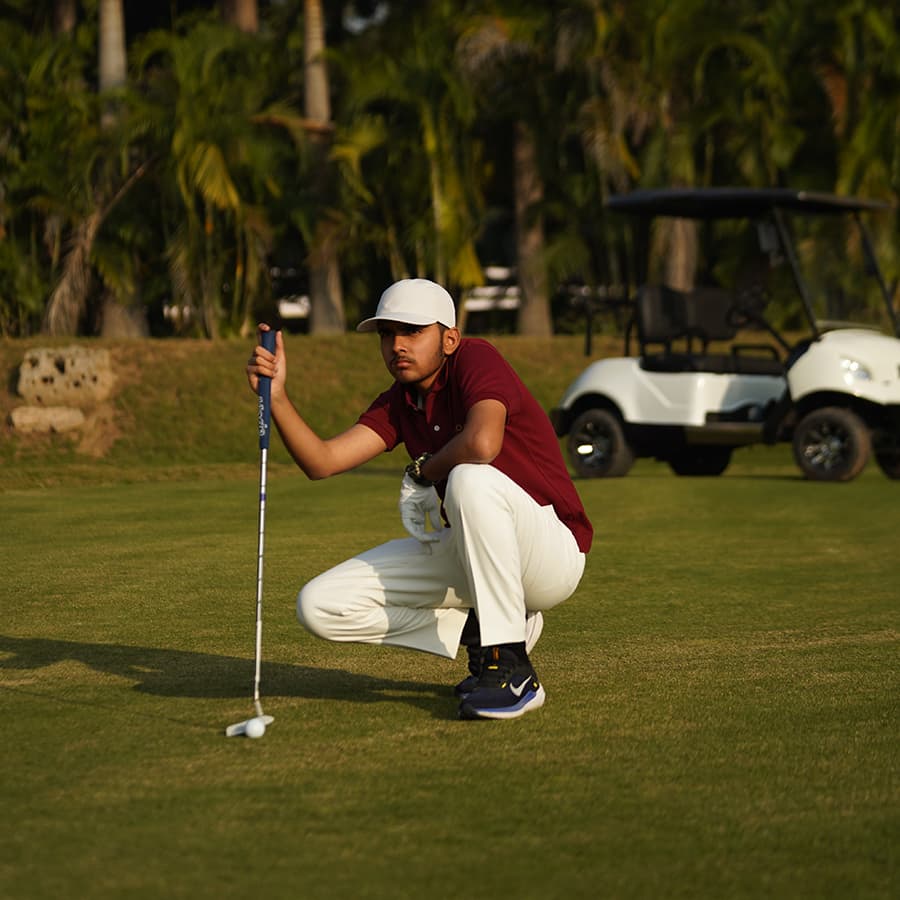 Golf on the greens